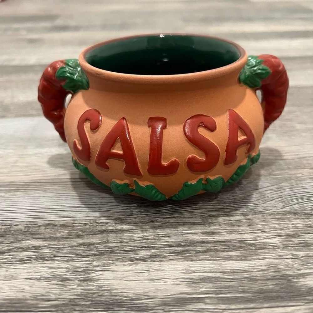 Rare Terra Cota salsa bowl